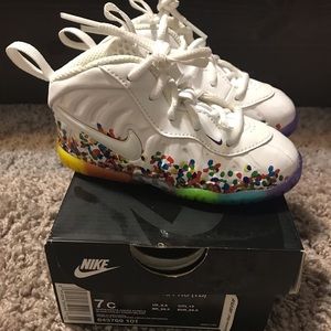 Nike Fruity Pebble Foam Posites